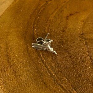 SINGLE Retired James Avery Hummingbird Stud Earring, Sterling Silver